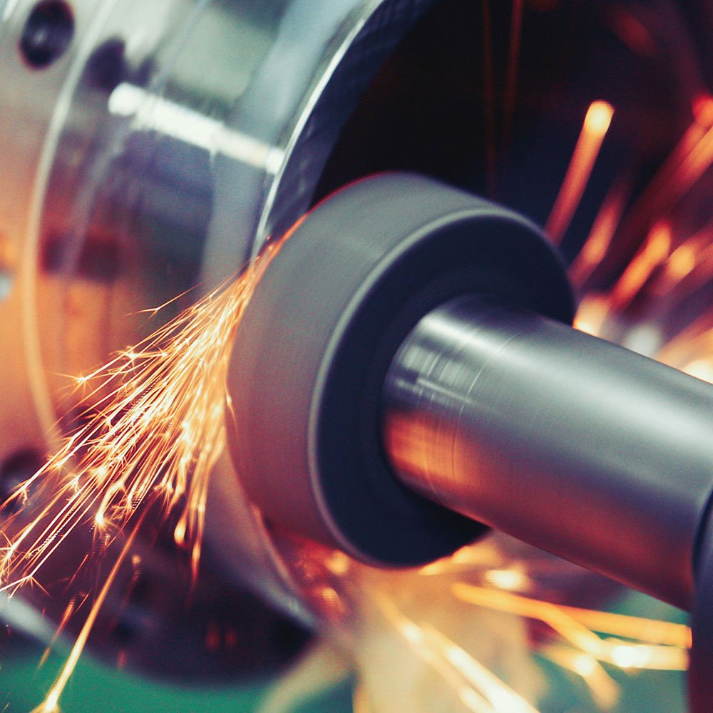 Welding in progress